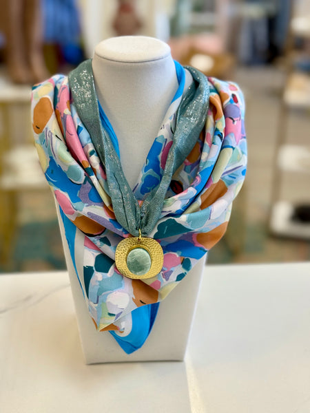 Hart Designs Stone Scarf Necklace