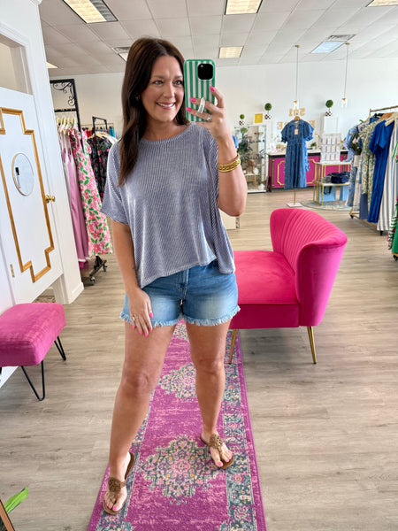 Tara Ribbed Top {Color Options}