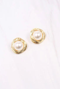 Enoch Pearl Stud Earrings