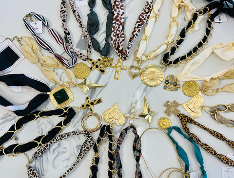 Hart Scarf Necklaces {Design Options}