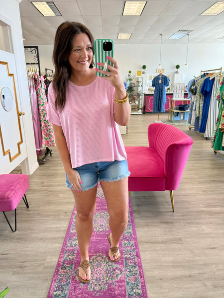 Tara Ribbed Top {Color Options}