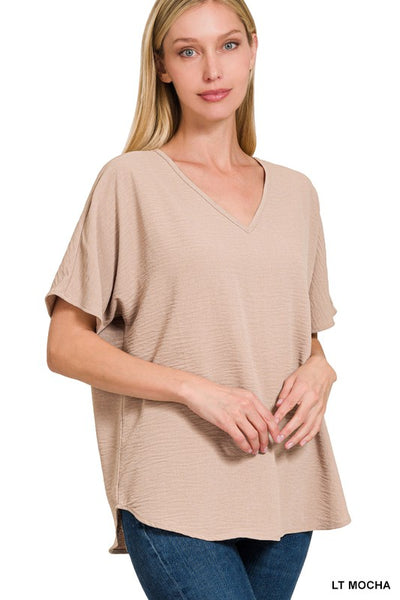 Reese V-Neck Top {Color Options}
