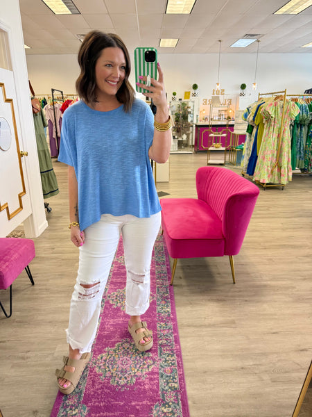 Oversized Slub Top {Color Options}