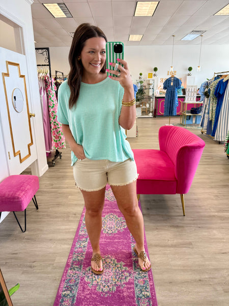Keely Frayed Shorts {Color Options}