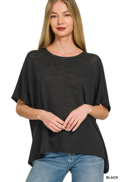 Oversized Slub Top {Color Options}