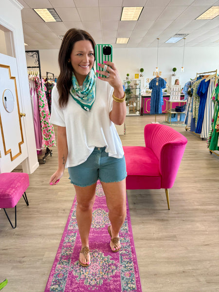 Keely Frayed Shorts {Color Options}