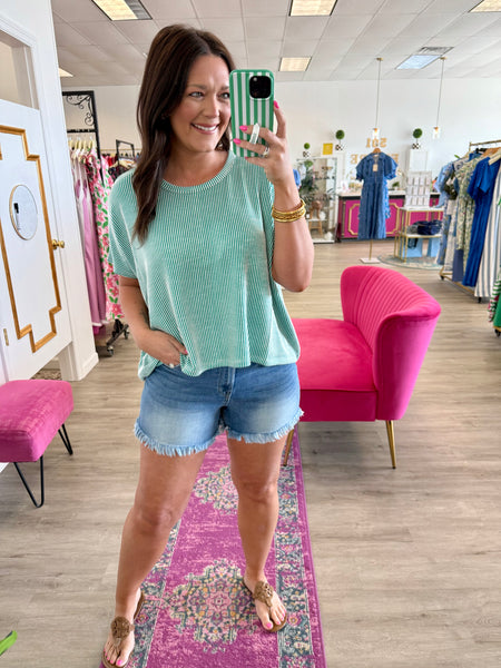Tara Ribbed Top {Color Options}