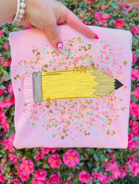 Pencil Splatter T-Shirt