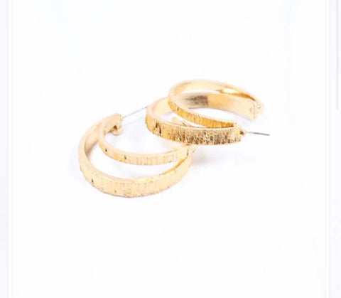 Falk Double Hoop Earrings