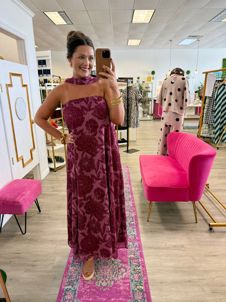 Wine & Wildflowers Dress