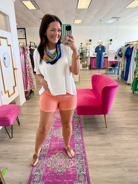 Keely Frayed Shorts {Color Options}