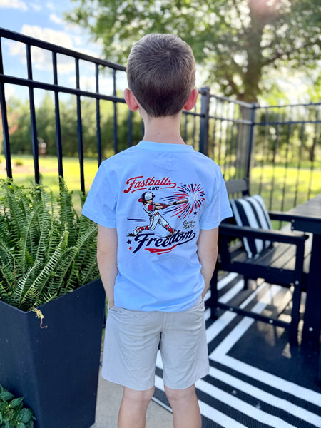 Fastballs and Freedom Tee
