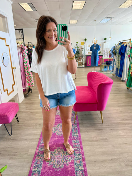 Tara Ribbed Top {Color Options}