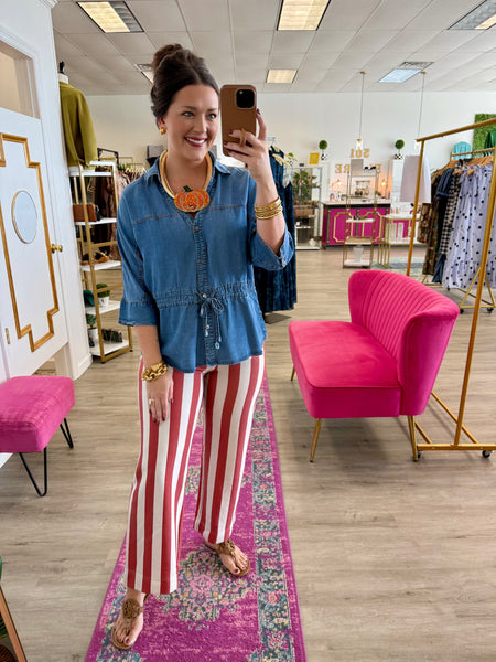 Jocelyn Stripe Bottoms