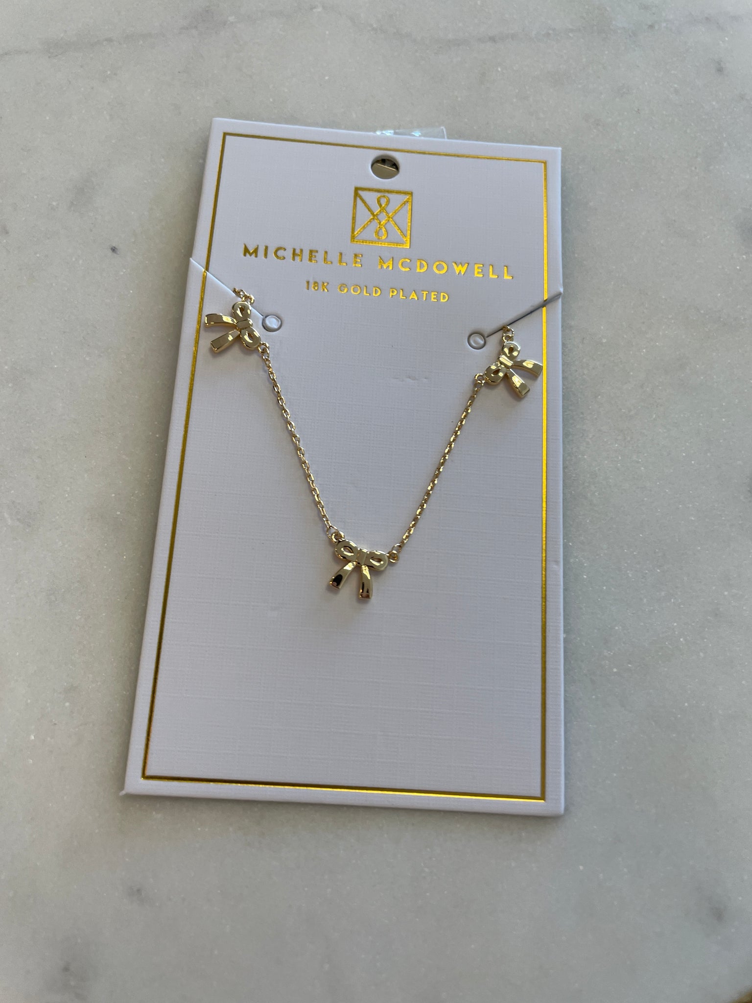 Holiday Bow Necklace