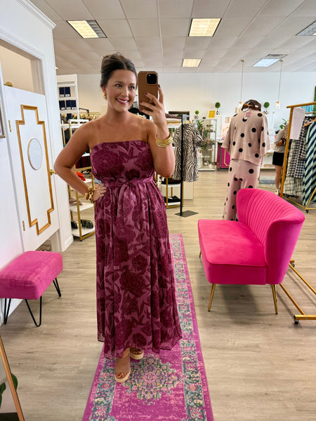 Wine & Wildflowers Dress