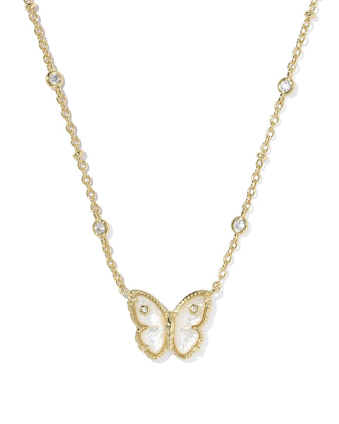 Cailey Butterfly Pendant {Color Options}