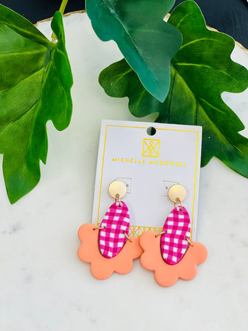 Wallace Earrings - Pink Gathered Goods
