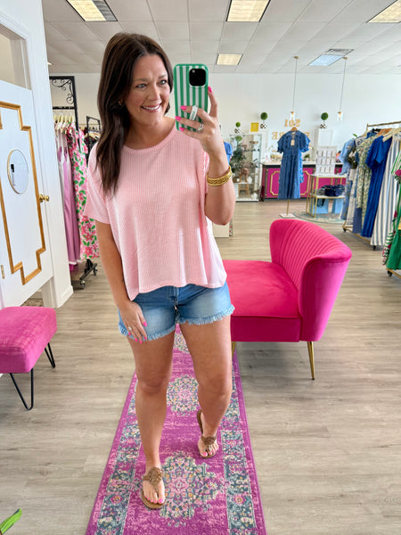 Tara Ribbed Top {Color Options}