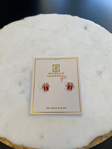 Red Presents Earrings