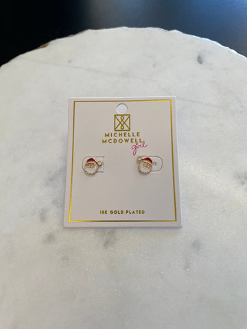 Santa Earrings