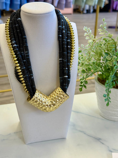 Amelia Beaded Necklace {Color Options}