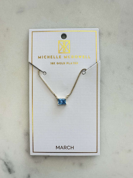 Colby Birthstone Necklace