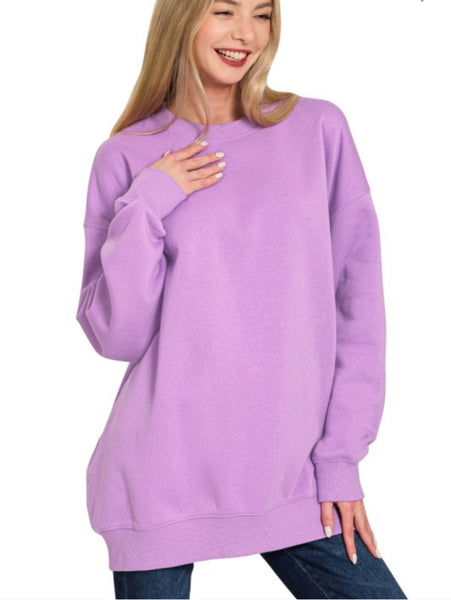 Doorbuster #1 - Fleece Tunic Sweatshirt {Color Options}