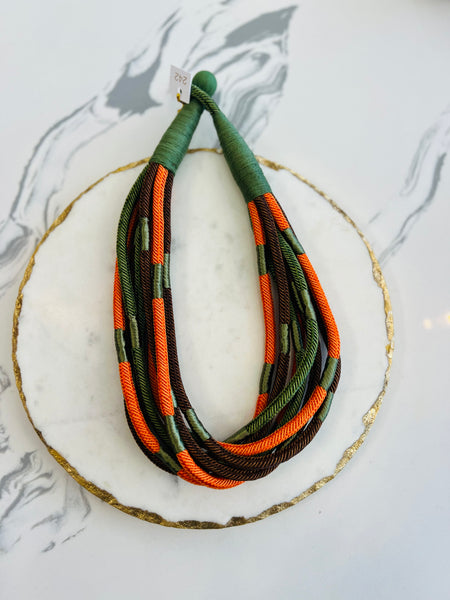 Lizzie Slub Necklace {Color Options}