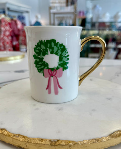 Rosy Wreaths Mug