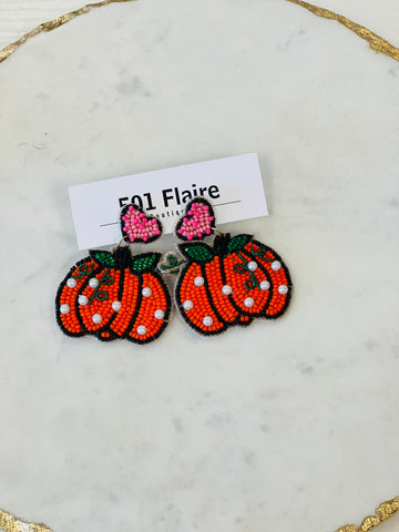 Pumpkin Earrings