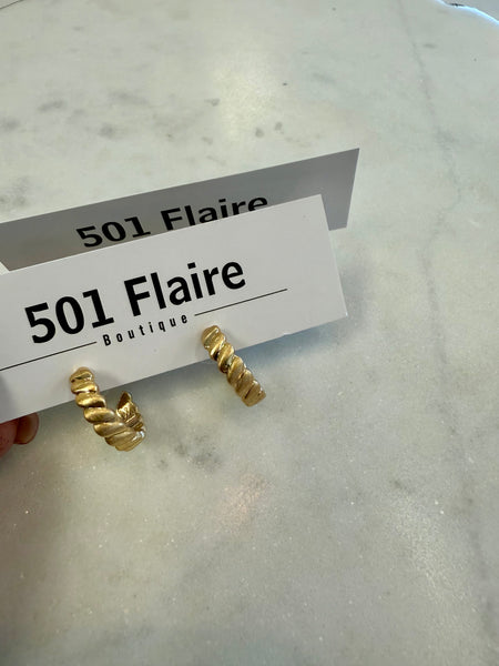 Mini Gold Hoops {Design Options}