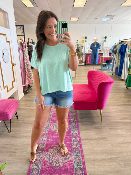 Tara Ribbed Top {Color Options}