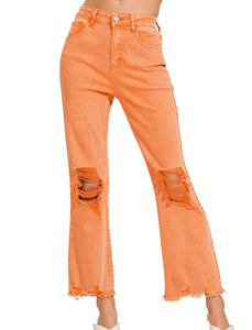 Bright Idea High Waist Frayed Bottoms