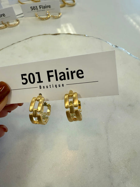 Mini Gold Hoops {Design Options}