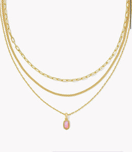 Mini Elisa Triple Strand Necklace