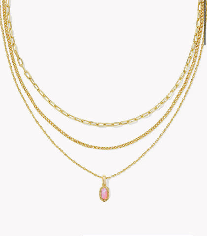 Mini Elisa Triple Strand Necklace