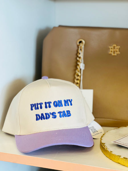 Put It On My Dad’s Tab Hat {Color Options}