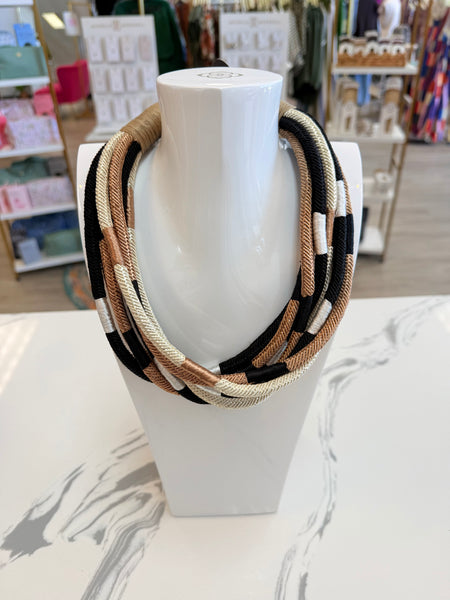Lizzie Slub Necklace {Color Options}