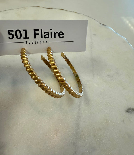 Large Gold Hoops {Design Options}