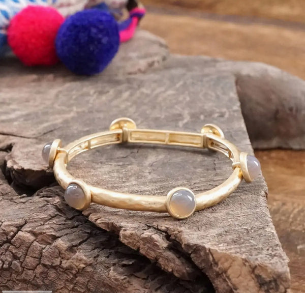 Stone Bangle {Color Options}