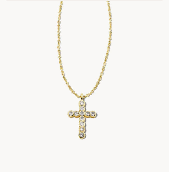 Cross Crystal Pendant Necklace