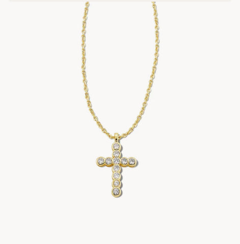 Cross Crystal Pendant Necklace