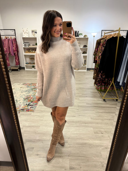 Common Ground Sweater Dress {Color Options}