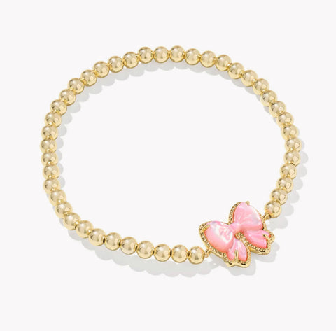 Haley Bow Stretch Bracelet {Color Options}