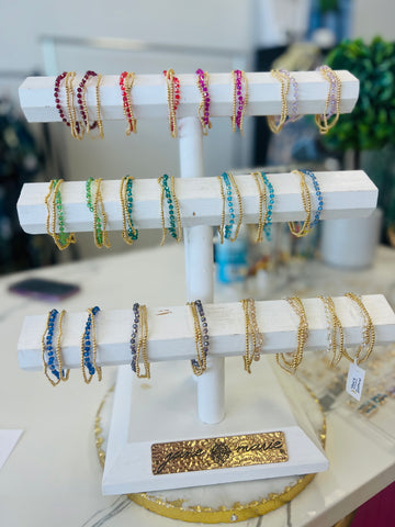 Birthstone Stack Bracelets {Color Options}