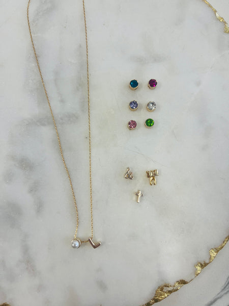 Luxe Charm Bar Necklace & Charms