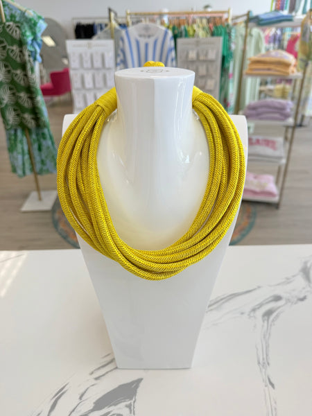 Lizzie Slub Necklace {Color Options}