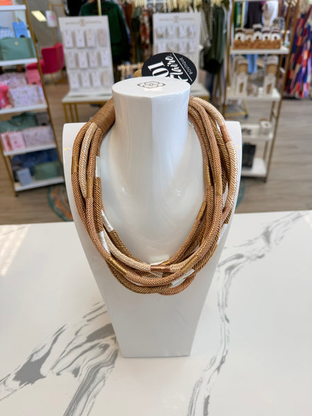Lizzie Slub Necklace {Color Options}