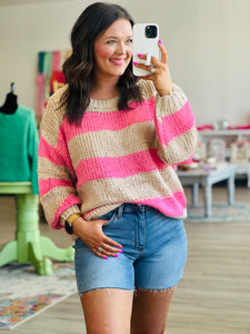 Easy To Say Knit Sweater